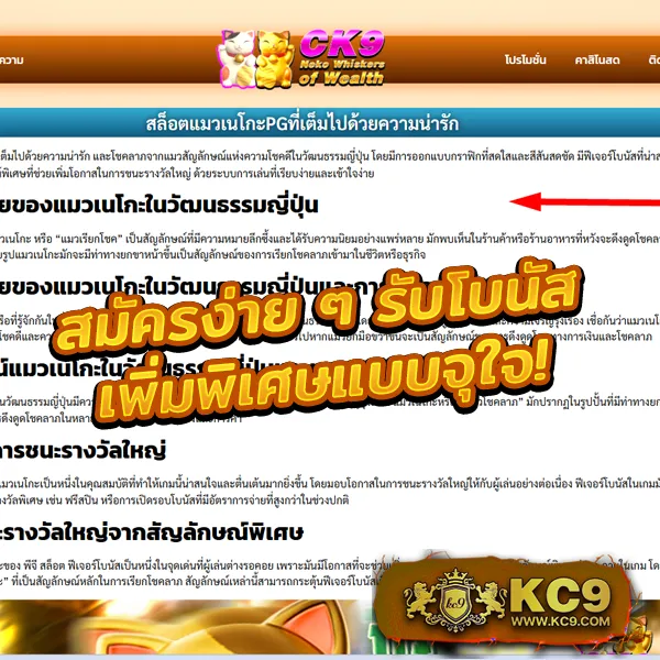 KC9 เข้าสู่ระบบ: เริ่มต้นความบันเทิงได้ในไม่กี่วินาที